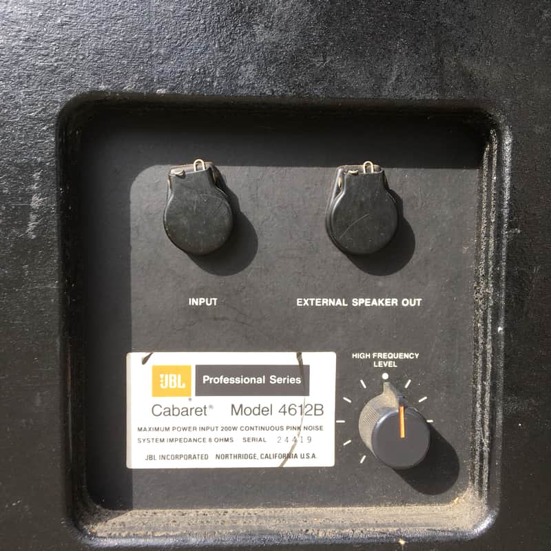 JBL 4612b mid 80's BLACK (Price is for the PAIR) | Reverb