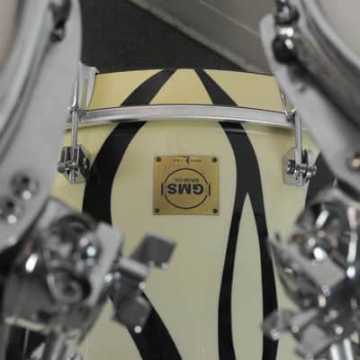GMS Drum Co. Special Edition Zebra Drum Set image 9