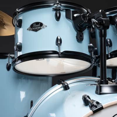 Pearl Export EXX 5-PCS Drum Set with HWP-834 and PX Cymbal Pack - Daphne Blue w/ black fittings image 4
