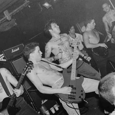 Marshall 1960B 4x12 Bottom cab (stage used by Agnostic Front out of NYC) 1974 - Black image 15
