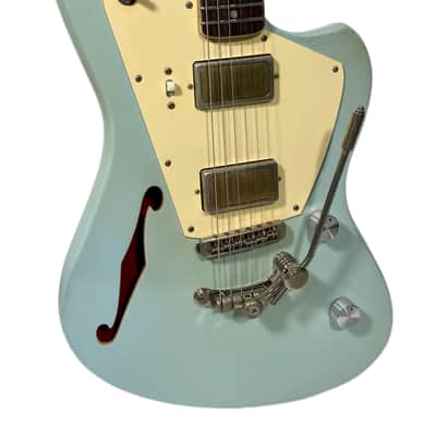 Rufini Guitars Montefalco Semi-Hollow, Aged Sonic Blue, NEW (Authorized Dealer) image 3