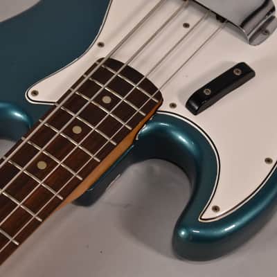 (OLD) 1965 Fender Jazz Bass Lake Placid Blue Finish Left-Handed Electric Bass w/OHSC image 5