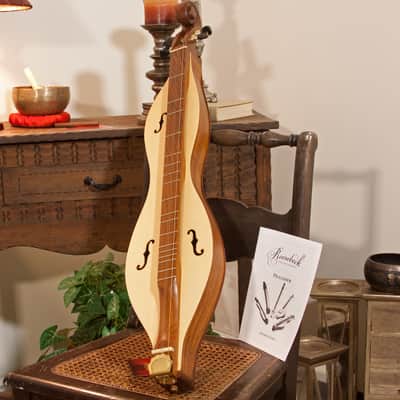 Roosebeck DMCRT5 Mountain Dulcimer 5-String Cutaway Upper Bout F-Holes Scrolled Pegbox w/Pick & Noter image 8