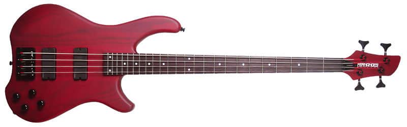 Fernandes Tremor Deluxe 4 Bass Guitar - Wine Red Satin | Reverb