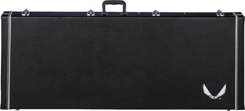 Dean Deluxe Razorback Wood Electric Guitar Hard Case, Black imagen 1