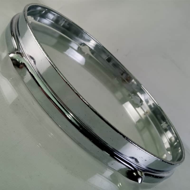 Yamaha 12" Aluminum 6Lug Power Hoop Tom Drum Batter Rim Maple Custom Mark1 Japan image 1