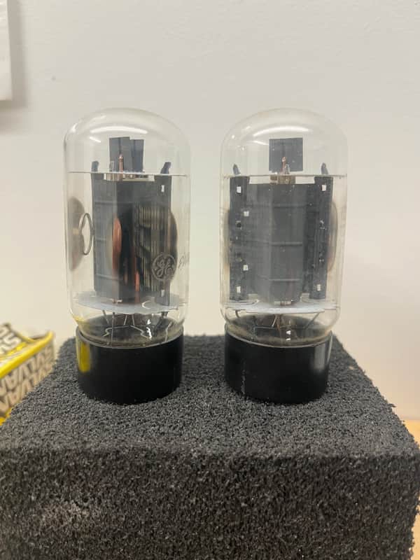 GE 6L6GC matched pair image 1