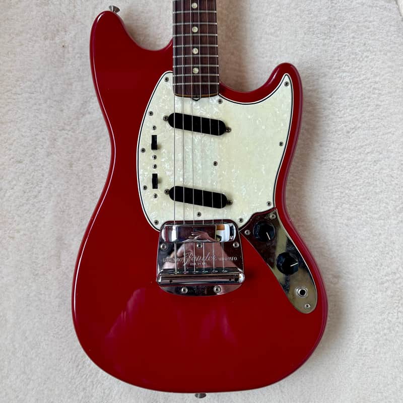 Fender Mustang Guitar with Rosewood Fretboard 1964 - 1969 - Dakota Red image 1