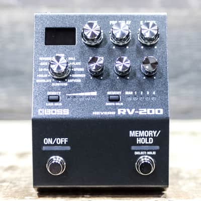 Boss RV-200 Reverb Premium BOSS Reverb Processing 12 Modes Effect Pedal w/Box image 1