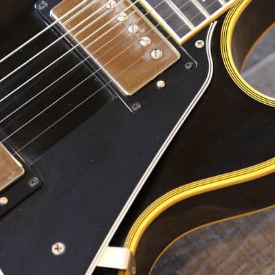 MINTY! 2021 Gibson Custom Shop Les Paul Custom Black Ebony w/ Ebony Board Custom Order Nickel Hardware + COA OHSC image 5