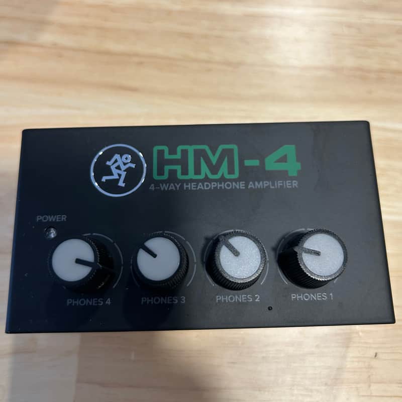 Mackie HM-4 4-Way Headphone Amplifier 2018 - Present - Black image 1