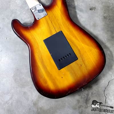 Cort / Memphis / Samick Lawsuit Era MIK S-Style Electric Guitar (1970s, Honeyburst) image 19