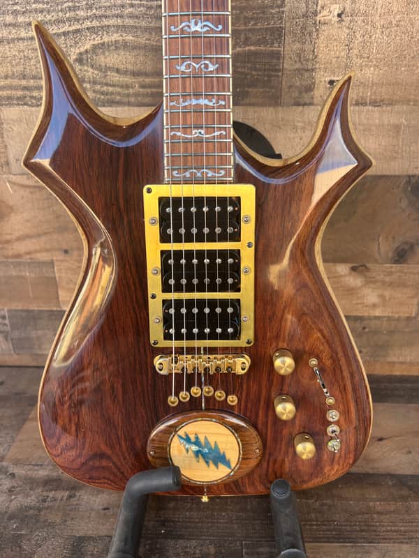 Phiga Guitars Jerry Garcia tribute lighting Bolt 2023 - Cocobolo with case! image 1