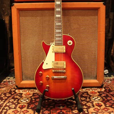 Vintage Hohner Professional L59 Les Paul '59 Flamed Sunburst Left Handed Guitar image 2
