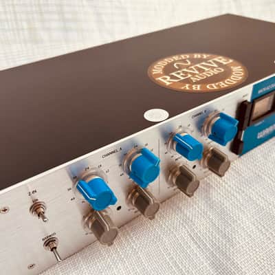 Warm Audio WA76-A2 Stereo Blue Stripe FET Compressor | Revive Audio Mod | Mint | Orig. Box | Upgraded Knobs image 5