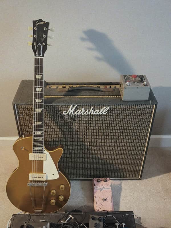 1976 Marshall JMP 2100 Lead & Bass 2-Channel 50-Watt 2x12" Guitar Combo 1973 - 1976 - Black image 1