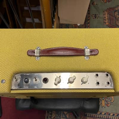 Handwired Tweed Deluxe custom made amplifier with Celestion Blue Alnico speaker image 3