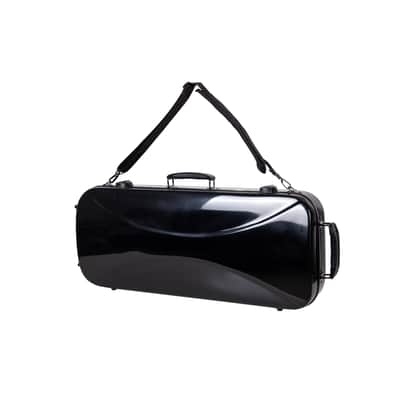 Crossrock Fiberglass Double Case for Two 4/4 Full Size Violins, Backpack Style in Black image 4