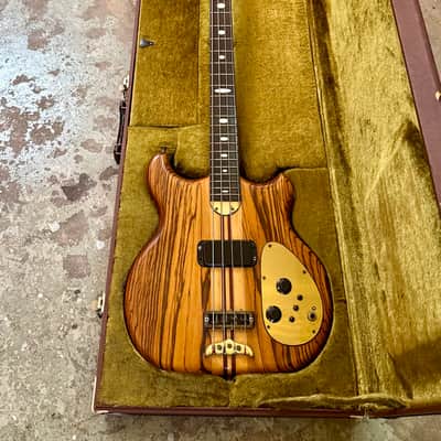 Alembic Distillate Bass 1981 - Zebra Wood original vintage USA image 4