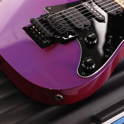 Ibanez Genesis Collection RG550 Guitar Purple Neon 2021 image 12