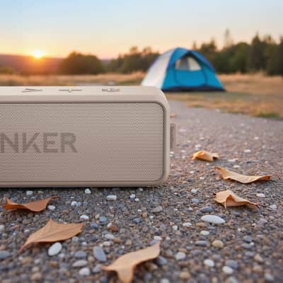 Portable Bluetooth Speaker with Stereo Sound, IPX7 Waterproof Design, Wireless Outdoor Speaker for Beach, Travel, Camping & Home image 3