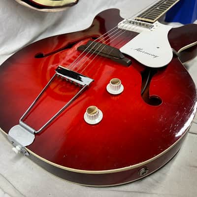 Harmony H-53 Rocket Archtop Hollow Body Electric Guitar image 13
