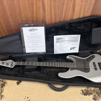 Brubaker JXB USA 4 Performance Series bass with BOB technology 2025 - Silver Steel image 6