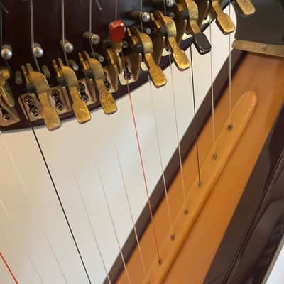 Aoyama (Elysian) Clive Morley 34 String Harp Hempson Harp - Mahogany image 4