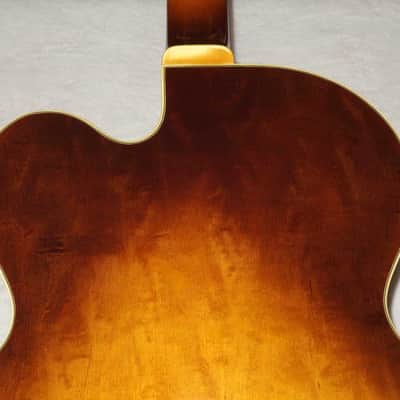1979 Bradley Epiphone Emperor Thinline, Vintage Sunburst, High-End Matsumoku Semi Hollow image 13