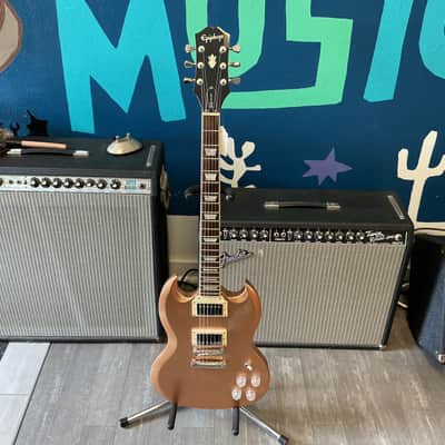 Epiphone SG Muse 2020 - 2025 - Smoked Almond Metallic used image 1