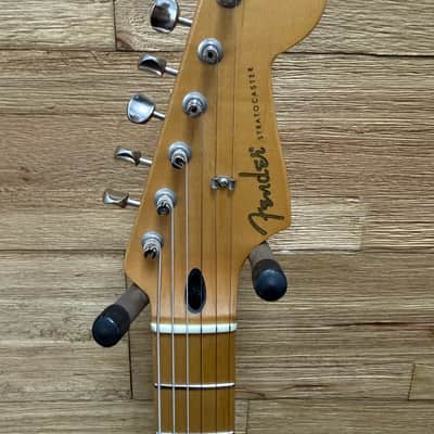 Fender Jimmie Vaughan Stratocaster Guitar -1997 - MIM- Olympic White 7lbs 14oz w/Roadrunner gig bag image 7