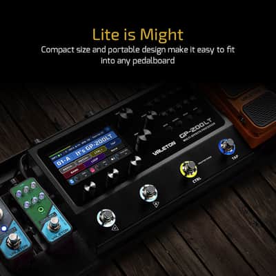 VALETON Multi Effects Processor Multi-Effects Guitar Bass Pedal with Expression Pedal FX Loop MIDI I/O Amp Modeling IR Cabinets OTG USB Audio Interface GP-200 LITE(U.S. domestic inventory) image 3