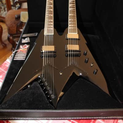 Dean VMNT - Dave Mustaine Doubleneck 6/12 Electric Guitar w OHSC - Black image 17