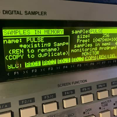 akai s1000/s1100 LED display lemon/ black MINOR FLAW image 2