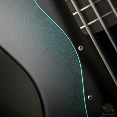 Fender Jazz Bass CUSTOM 1994 Green Paisley image 11