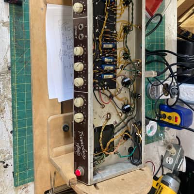 Fender Tremolux 6G9-A 1963 30-Watt Head only Blonde image 6