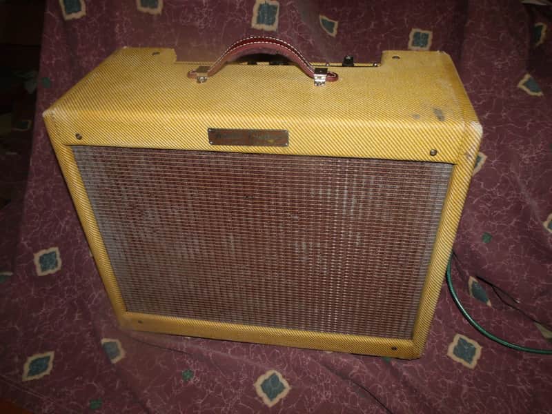 Vintage 1958 Fender Deluxe Amp 5E3 image 1