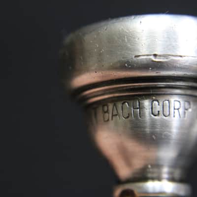 A Vincent Bach Corp Mt Vernon NY Cornet Bent Shaft Mouthpiece image 4