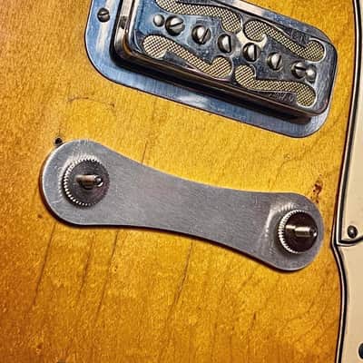 Waterslide Guitars Custom 'Bone Base' w/Vario Melita-Style Bridge For Flat Top Gretsch Etc Guitar image 2