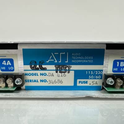 ATI Encore DA 416 Quad 1x4 Distribution Amplifier image 9