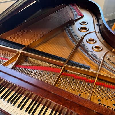 Steinway & Sons Model L cir. 2000 - Kewazinga Bubinga (Crown Jewel) image 8
