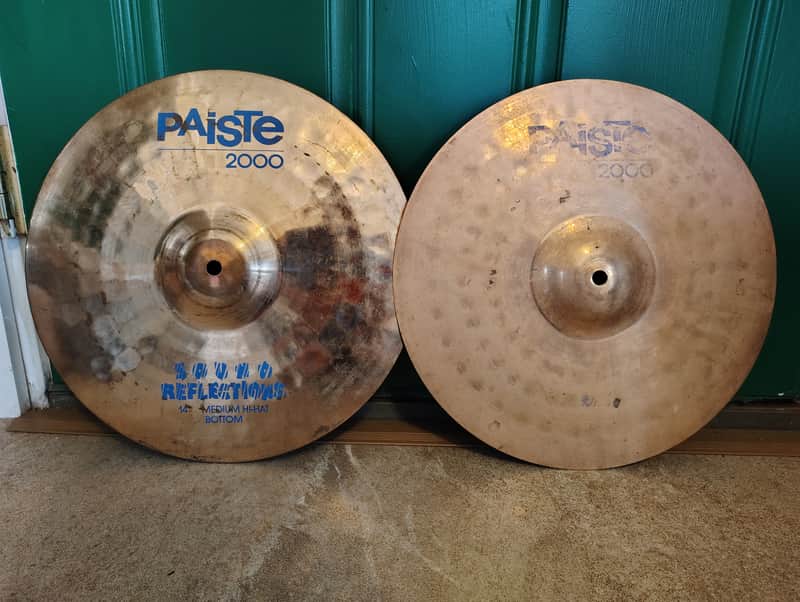 Paiste 2000 Sound Reflections Medium Hi Hats 1988 image 1