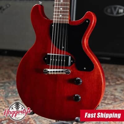 Gibson Les Paul Junior Double Cutaway Electric Guitar - Vintage Cherry with Hardshell Case