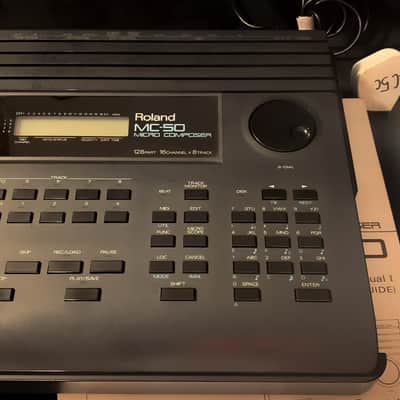 floppy emulator installed: Roland MC-50 MicroComposer Midi Multitrack Digital Vintage Sequencer (2)