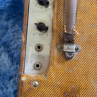 1956 Fender Princeton Tweed 5F2 Narrow Panel 4-Watt 1x8" Guitar Combo Amp image 4
