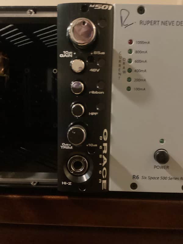 Grace Design m501 500 Series Mic Preamp Module 2010s - Black image 1