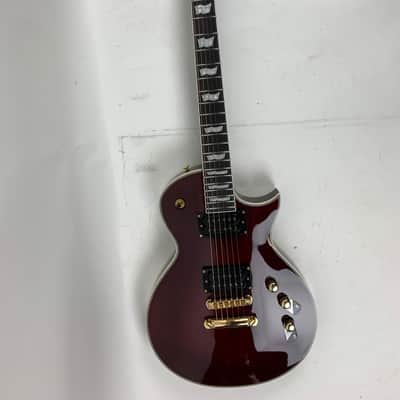 ESP LTD EC-1000T CTM See Thru Black Cherry FM Electric Guitar B-Stock image 13