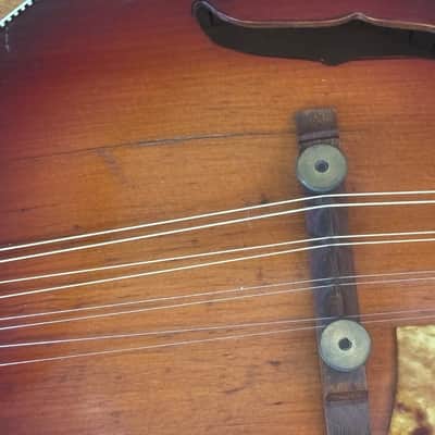 Kay 2 point Venetian Mandolin 1940's - Sunburst image 19