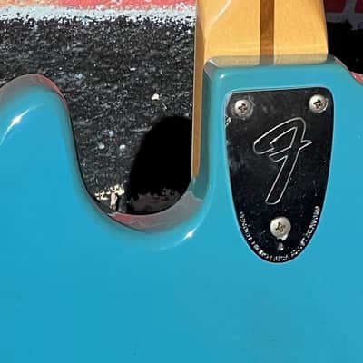 Fender Jazz Bass 1980 - 1-off original Maui Blue International Color ultra clean & cool. image 17
