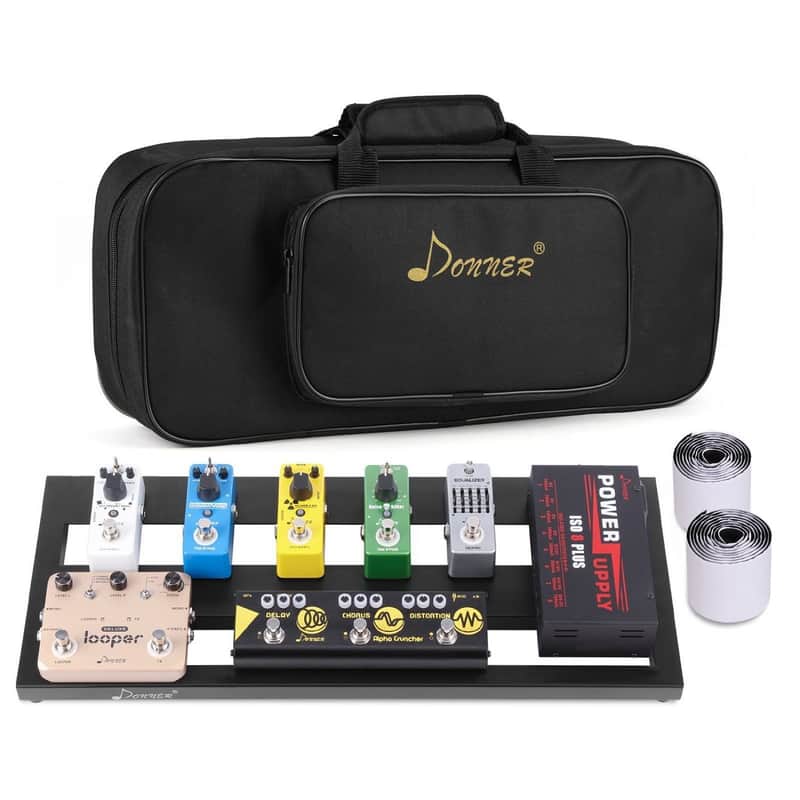 Donner DB-2 Guitar Pedal Board w Case Aluminium Free Shipping image 1